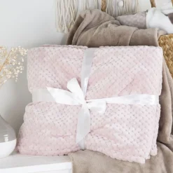 Banak Alfie Couverture rose 130x170