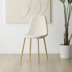 Banak Allende Chaise rembourrée blanche