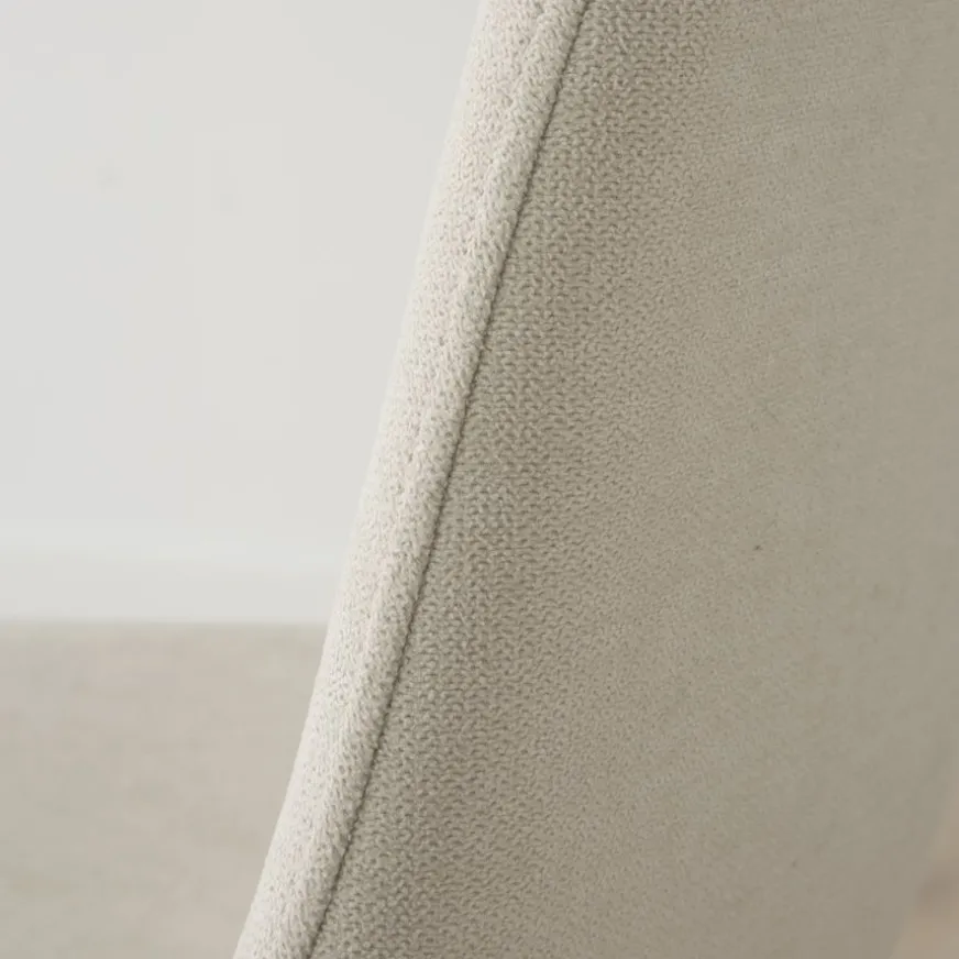 Banak Allende Chaise rembourrée blanche