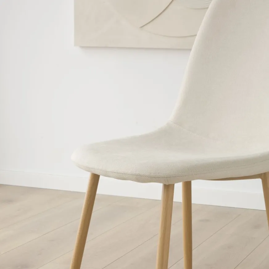 Banak Allende Chaise rembourrée blanche