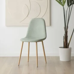 Banak Allende Chaise rembourrée bleu aigue-marine