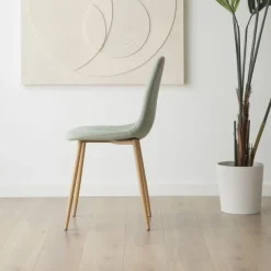 Banak Allende Chaise rembourrée bleu aigue-marine