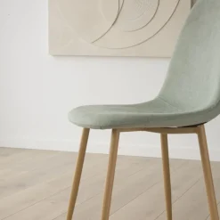 Banak Allende Chaise rembourrée bleu aigue-marine