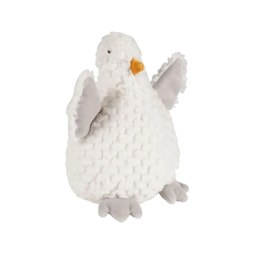 Enfant Banak Alula Décorative blanche d16xh22 cm en polyester