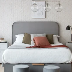 Banak Anais Tête de lit rembourrée pour lit de 150 et 160