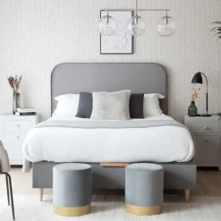 Banak Anais Tête de lit rembourrée pour lit de 150 et 160