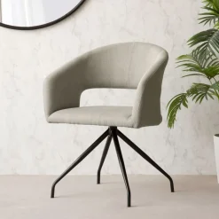 Banak Austen Chaise de bureau de couleur beige