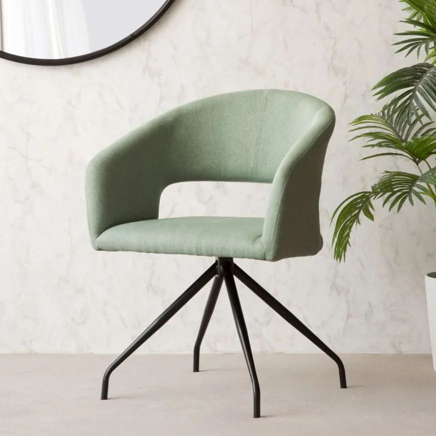 Banak Austen Chaise de bureau de couleur verte