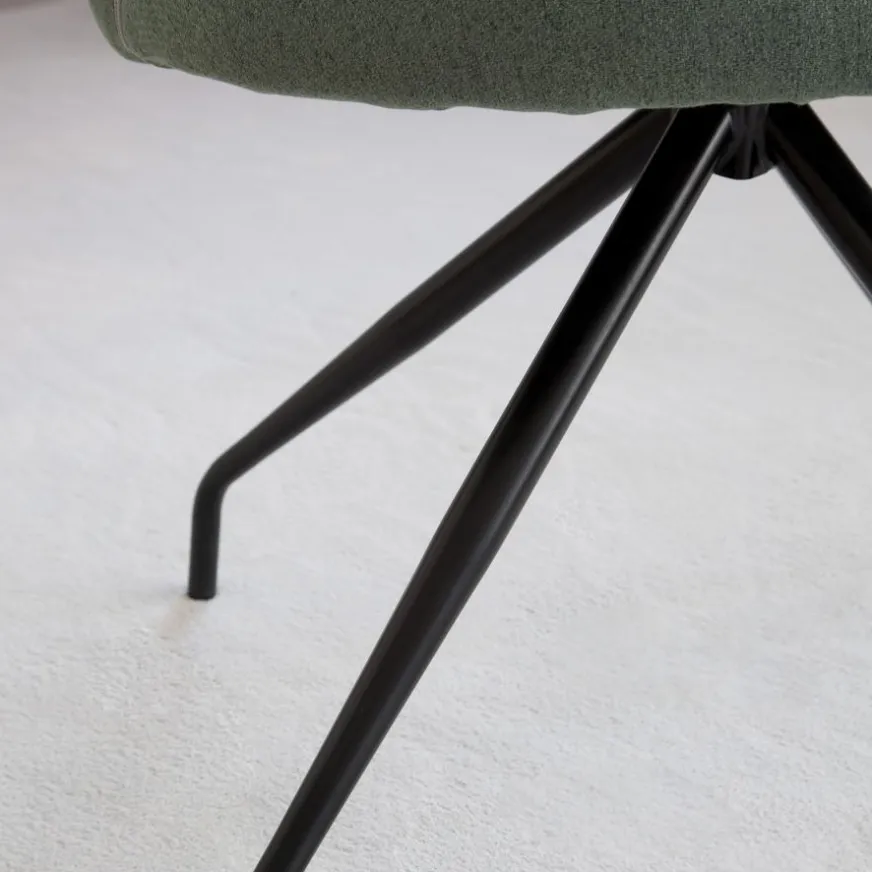 Banak Austen Chaise de bureau de couleur verte