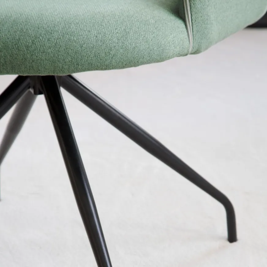 Banak Austen Chaise de bureau de couleur verte