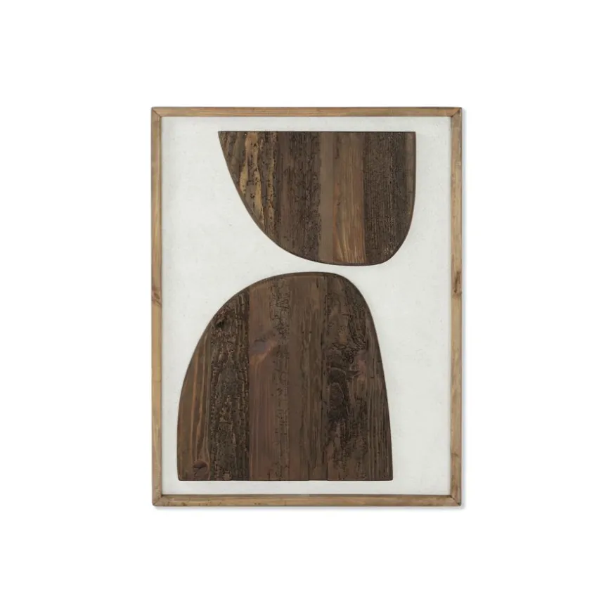 Banak Autour Du cadre en bois recyclé