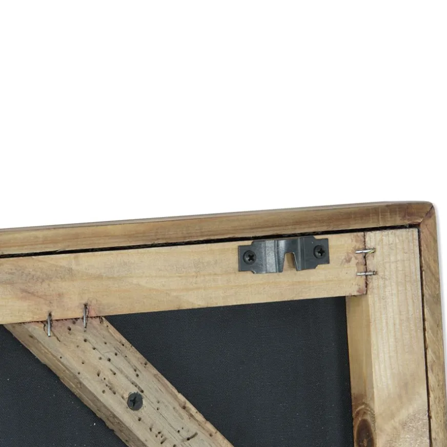 Banak Autour Du cadre en bois recyclé