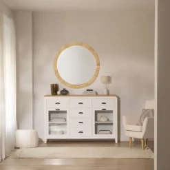 Banak Avelin Buffet blanc et naturel