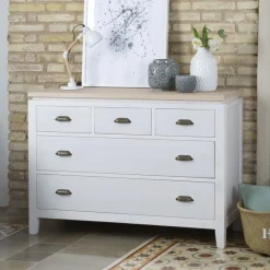 Banak Avelin Confortable blanc et naturel