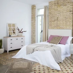 Banak Avelin Confortable blanc et naturel