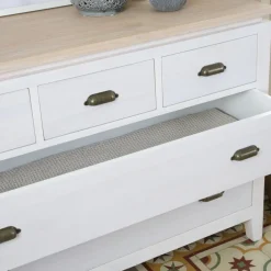 Banak Avelin Confortable blanc et naturel