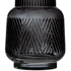 Banak Bada Vase gris décoration en verre