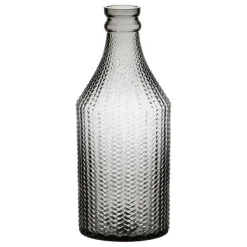 Banak Bagy Vase en verre gris décoration