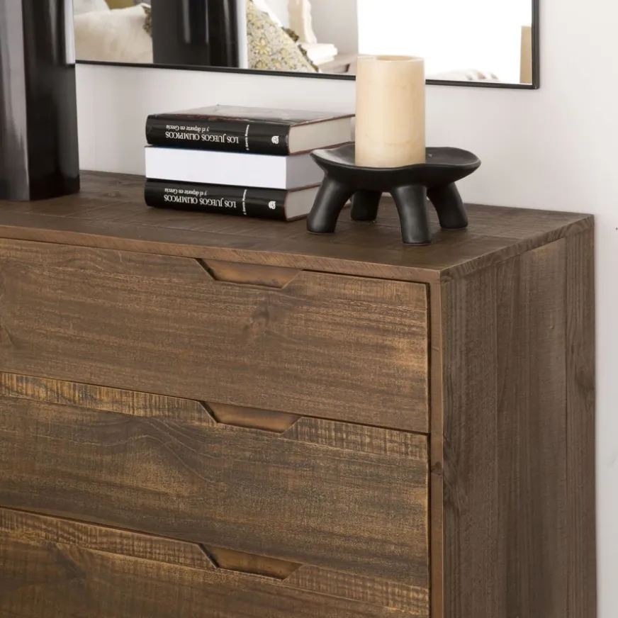 Banak Baltic Commode en bois massif et métal