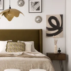 Banak Baltic Table de nuit en bois massif et métal