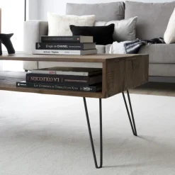 Banak Baltic Table en bois massif et métal