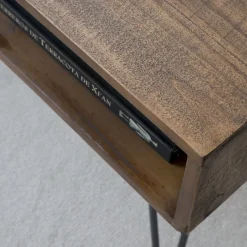 Banak Baltic Table en bois massif et métal