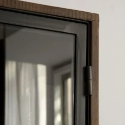 Banak Baltic Vitrine en bois massif et métal
