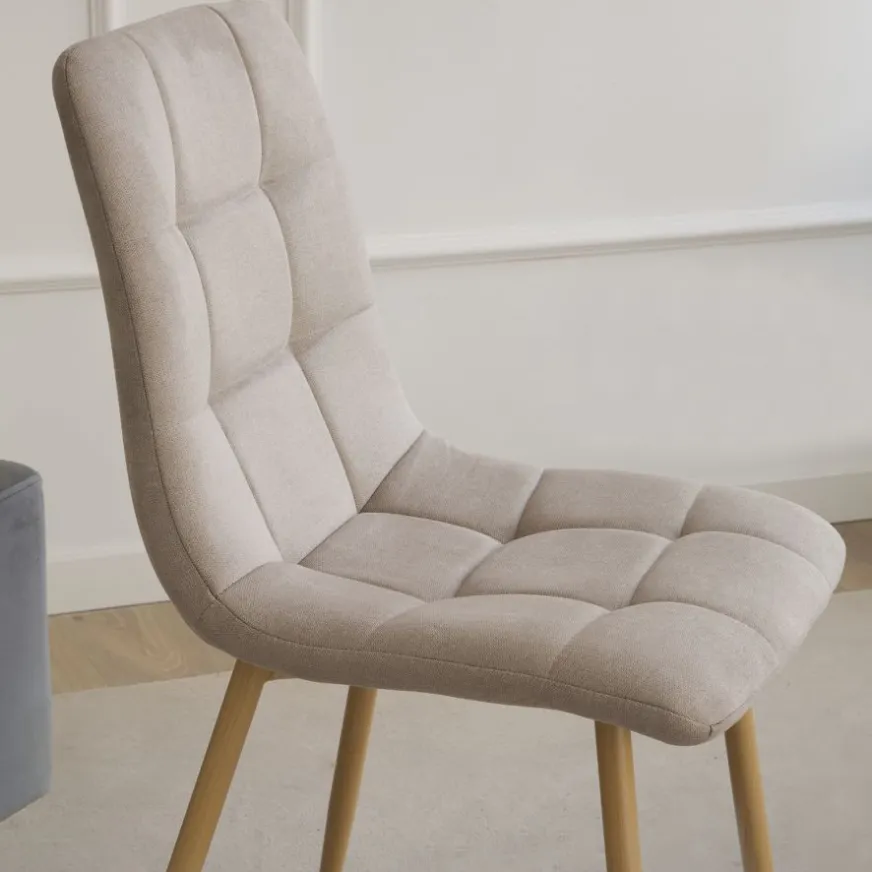 Banak Basilea Chaise rembourrée beige