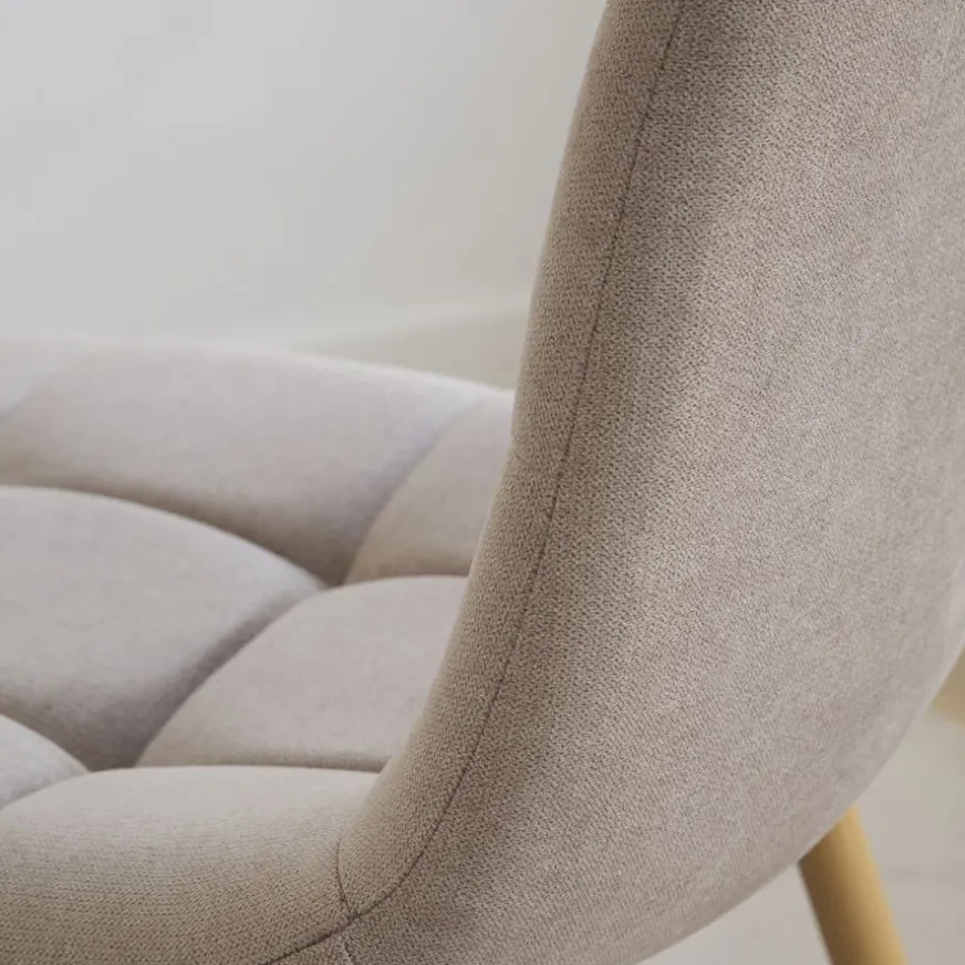 Banak Basilea Chaise rembourrée beige