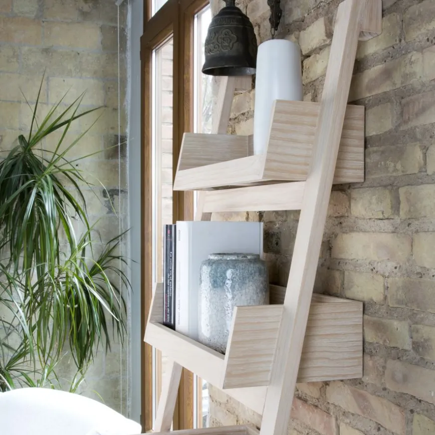 Enfant Banak Bassay étagère échelle en bois couleur naturelle