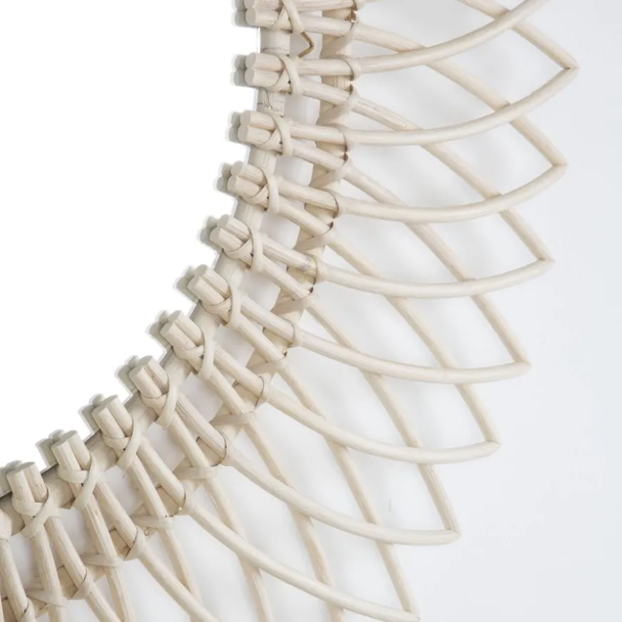 Banak Beira Miroir rotin naturel