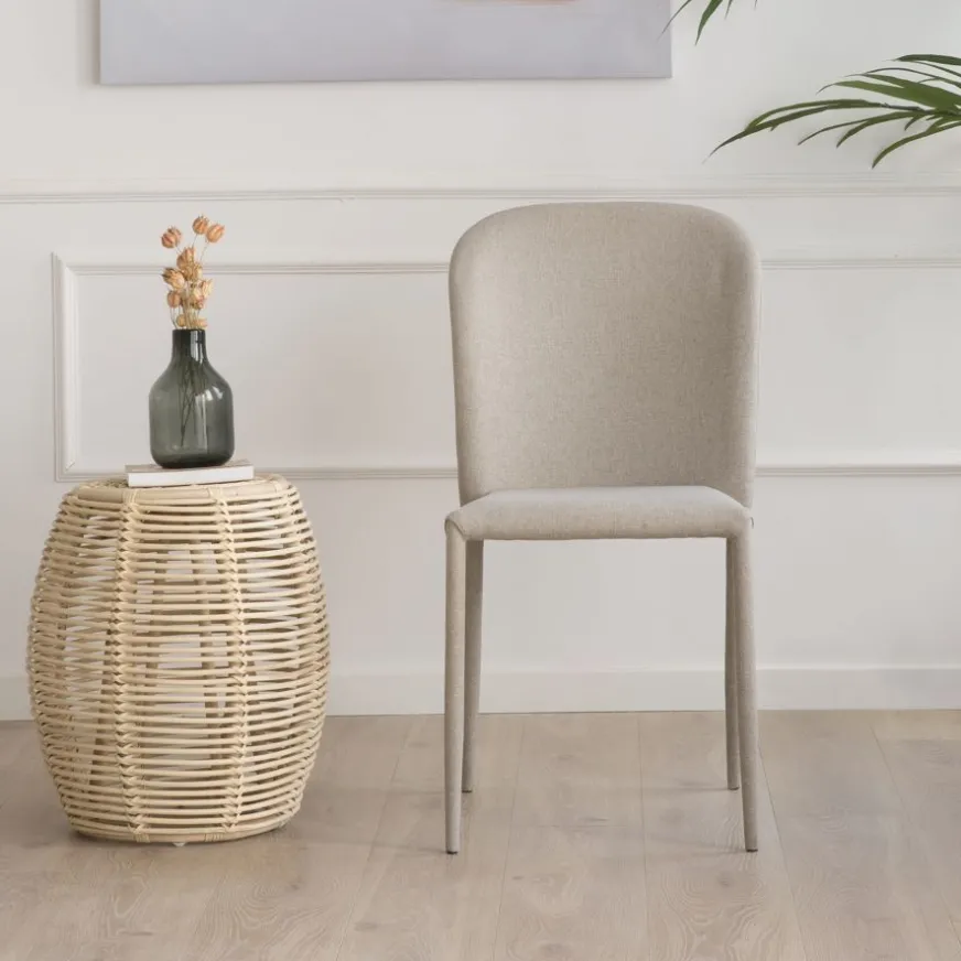 Banak Beirut Chaise rembourrée beige