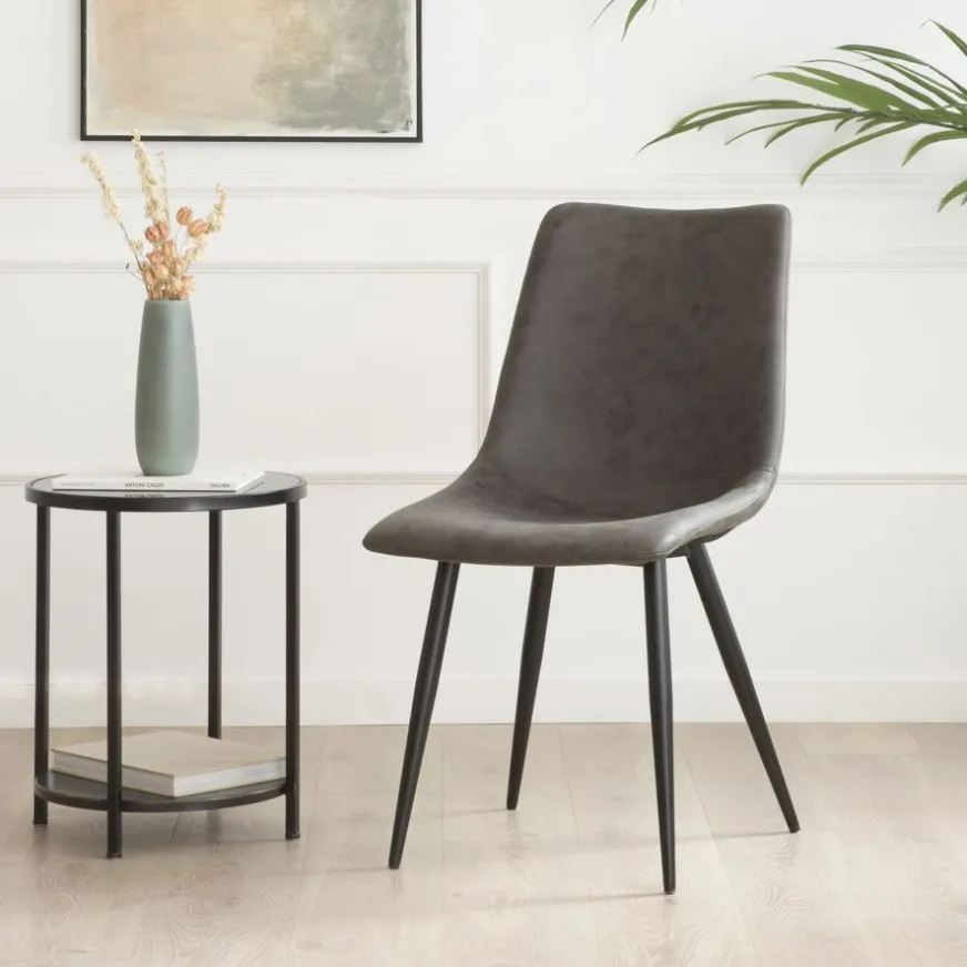 Banak Belmont Chaise rembourrée gris