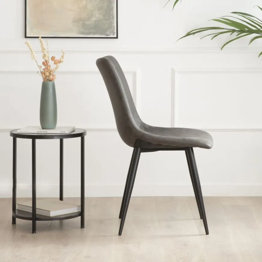 Banak Belmont Chaise rembourrée gris