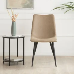 Banak Belmont Chaise rembourrée camel