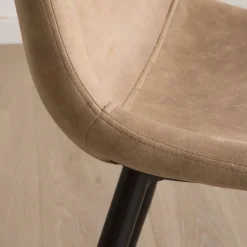 Banak Belmont Chaise rembourrée camel