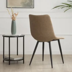 Banak Belmont Chaise rembourrée camel