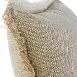 Banak Bely Housse de coussin bely en coton recyclé pour canapé