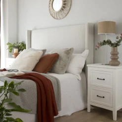 Banak Berek Tête de lit rembourrée pour lit de 150