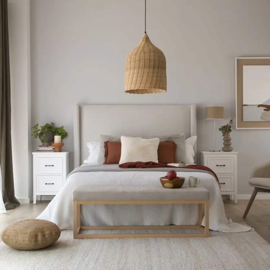 Banak Berek Tête de lit rembourrée pour lit de 150