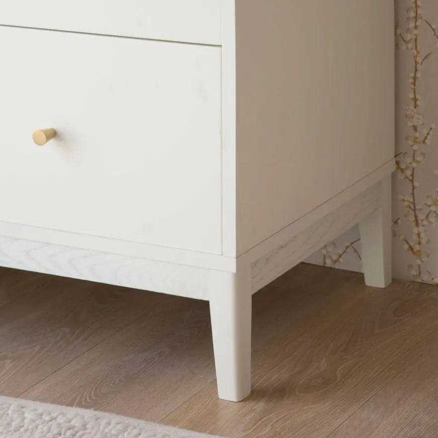 Banak Berna Commode en bois laqué blanc