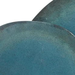 Banak Blan Assiette bleu