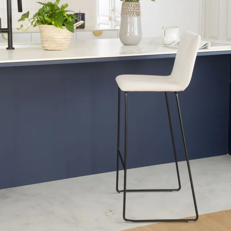 Banak Blues Tabouret haut noir