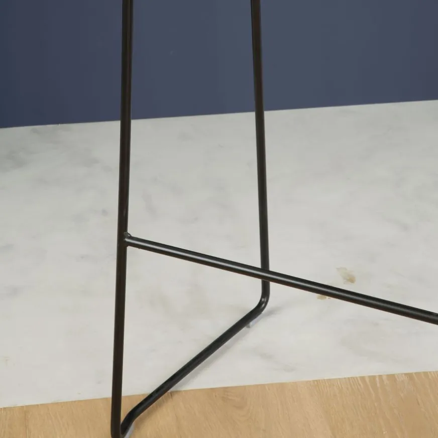 Banak Blues Tabouret haut noir