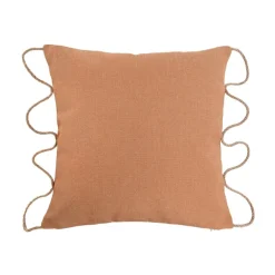 Banak Bogas Coussin de canapé en jute et matériau synthétique