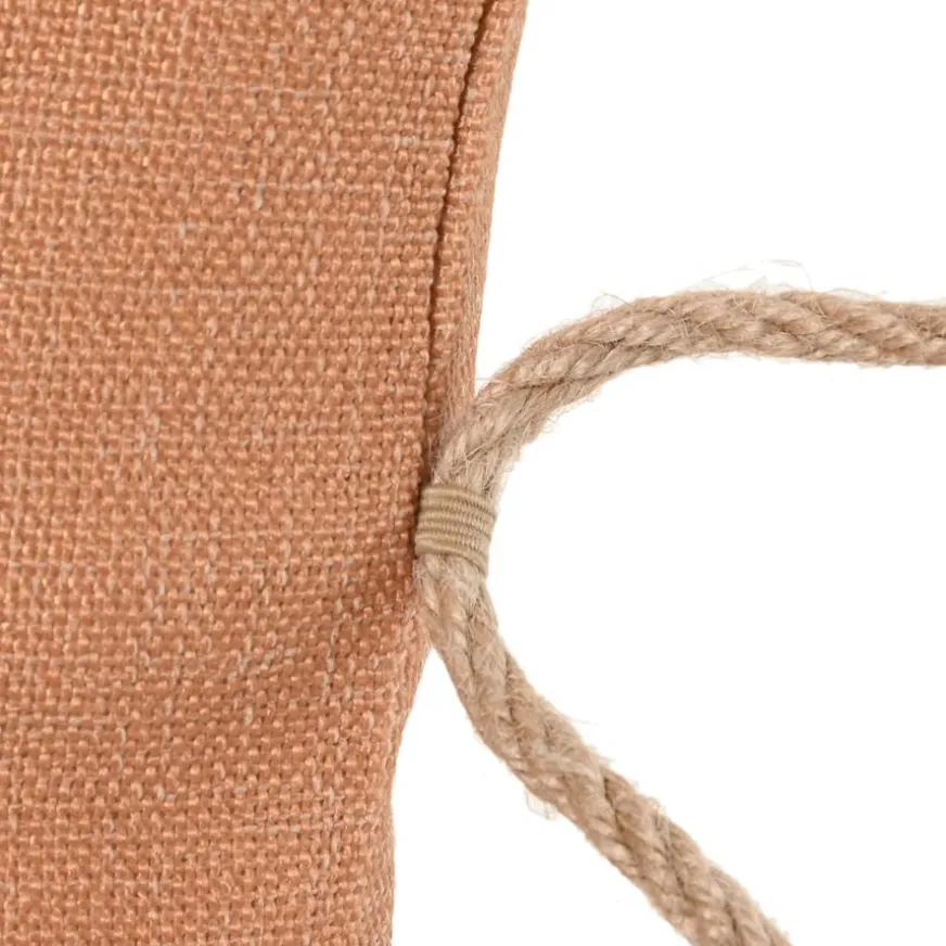 Banak Bogas Coussin de canapé en jute et matériau synthétique