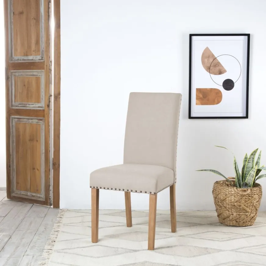 Banak Boheme Chaise rembourrée beige