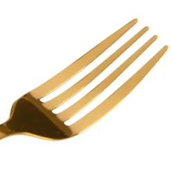 Banak Boly Couverts en acier inoxydable doré de 24 pièces