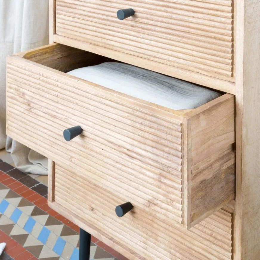 Banak Boreal Sinfonier en bois massif de manguier et métal