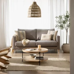 Banak Bosco Table basse en bois et métal